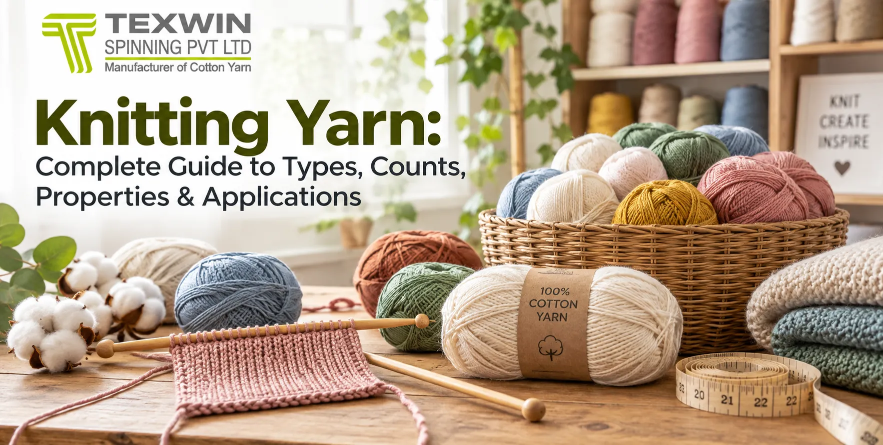 Knitting Yarn: Complete Guide to Types, Counts, Properties & Applications